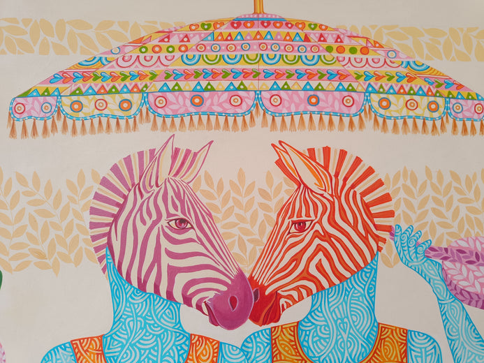 Companion by Arvind Kumar Dubey |   Closeup View of Artwork 