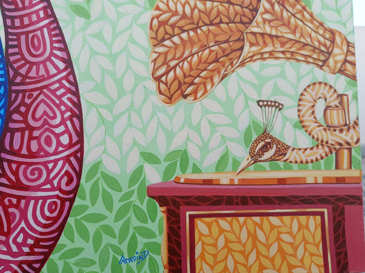 In Love by Arvind Kumar Dubey |  Closeup View of Artwork 