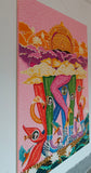 Original art for sale at UGallery.com | Mohini's Coronation by Arvind Kumar Dubey | $8,040 | acrylic painting | 72' h x 48' w | thumbnail 2