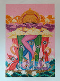 Original art for sale at UGallery.com | Mohini's Coronation by Arvind Kumar Dubey | $8,040 | acrylic painting | 72' h x 48' w | thumbnail 3