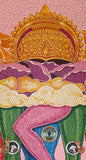 Original art for sale at UGallery.com | Mohini's Coronation by Arvind Kumar Dubey | $8,040 | acrylic painting | 72' h x 48' w | thumbnail 4