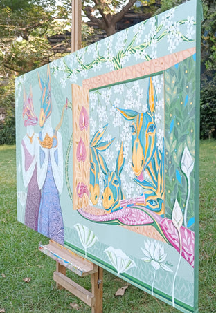 Prosperity by Arvind Kumar Dubey |  Side View of Artwork 
