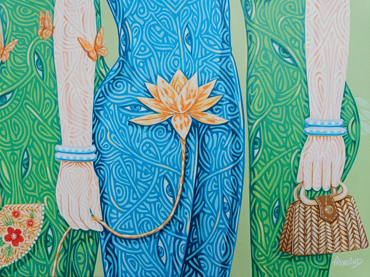 Symphony by Arvind Kumar Dubey |  Closeup View of Artwork 