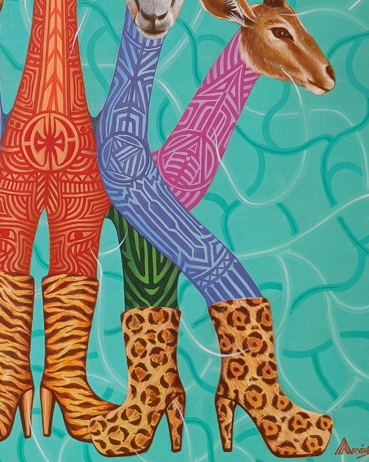 We Can by Arvind Kumar Dubey |  Closeup View of Artwork 