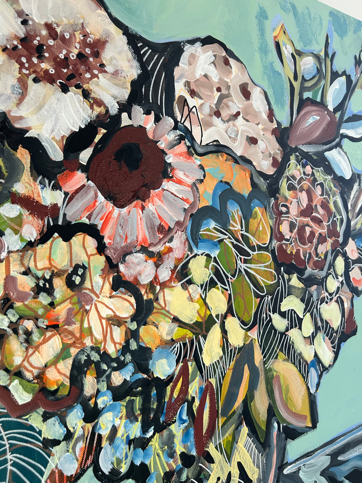 Bloomerang by Autumn Rose |  Closeup View of Artwork 