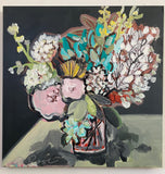Original art for sale at UGallery.com | Moonflower by Autumn Rose | $950 | acrylic painting | 24' h x 24' w | thumbnail 3