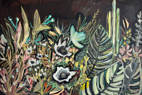 Original art for sale at UGallery.com | Nocturnal by Autumn Rose | $1,700 | acrylic painting | 24' h x 36' w