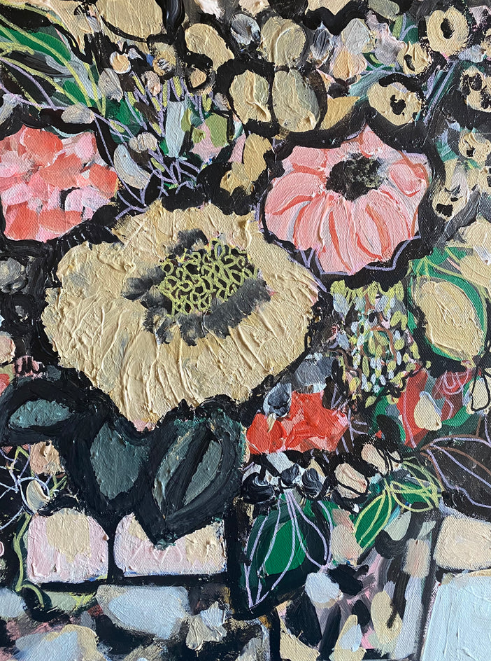 Pastel Pontification by Autumn Rose |  Closeup View of Artwork 