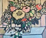 Original art for sale at UGallery.com | Pastel Pontification by Autumn Rose | $1,200 | acrylic painting | 18' h x 24' w | thumbnail 1
