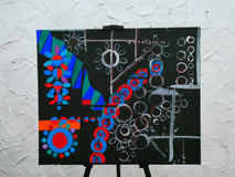 Original art for sale at UGallery.com | Dark Matter by Ava Doran | $1,100 | ink artwork | 20' h x 24' w | thumbnail 3