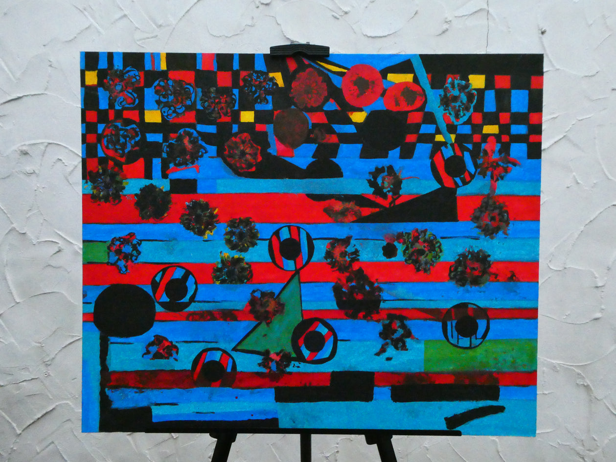 Field of Poppies by Ava Doran |  Context View of Artwork 