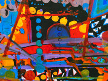 Original art for sale at UGallery.com | Many Worlds Theory  1 by Ava Doran | $1,100 | ink artwork | 20' h x 24' w | thumbnail 4