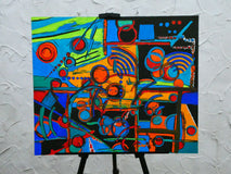 Original art for sale at UGallery.com | Many Worlds Theory 2 by Ava Doran | $1,100 | ink artwork | 20' h x 24' w | thumbnail 3