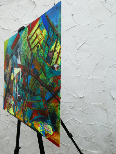 Tear by Ava Doran |  Side View of Artwork 