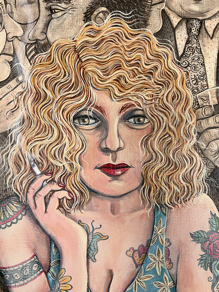 Male Gaze by Johansen Newman |  Closeup View of Artwork 