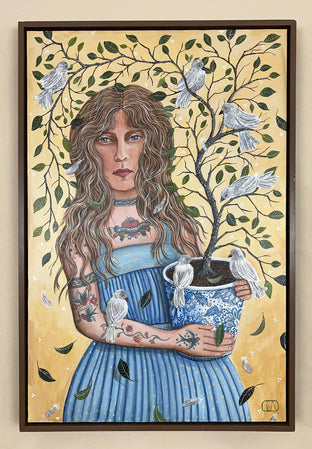 Muses Gather Like Birds on Branches by Johansen Newman |  Context View of Artwork 