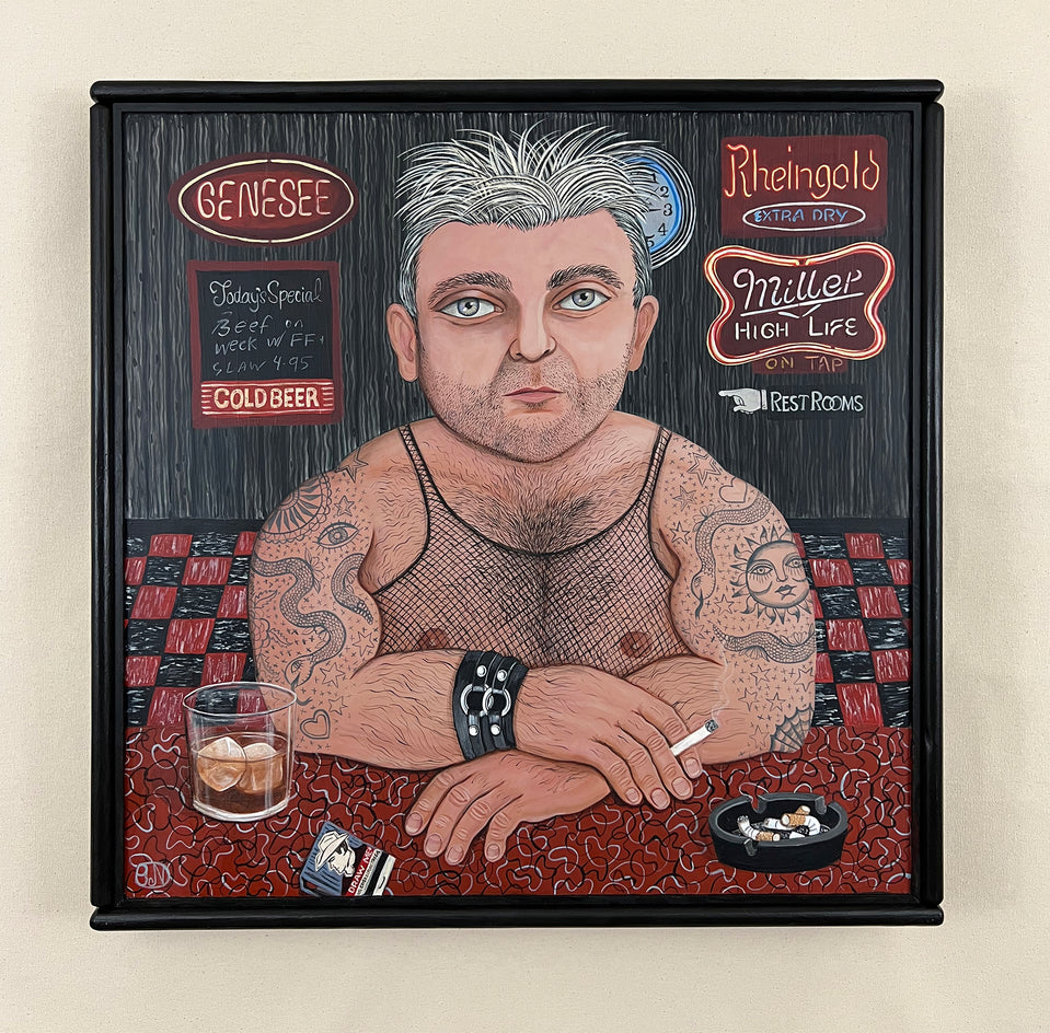 A Quarter to Three by Johansen Newman |  Context View of Artwork 