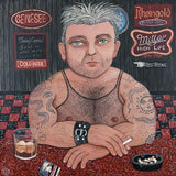 Original art for sale at UGallery.com | A Quarter to Three by Johansen Newman | $4,000 | acrylic painting | 25' h x 25' w | thumbnail 1