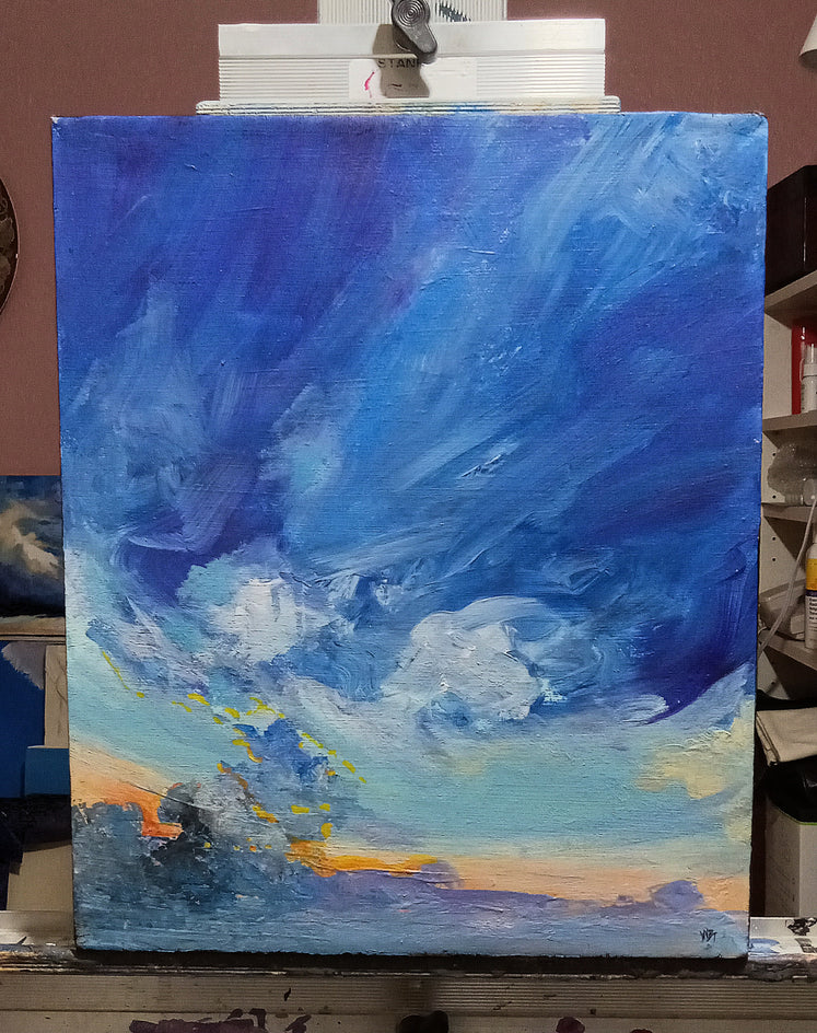 Blue Wind by Benjamin Thomas |  Context View of Artwork 