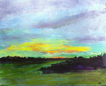 acrylic painting by Benjamin Thomas titled Dreamscape