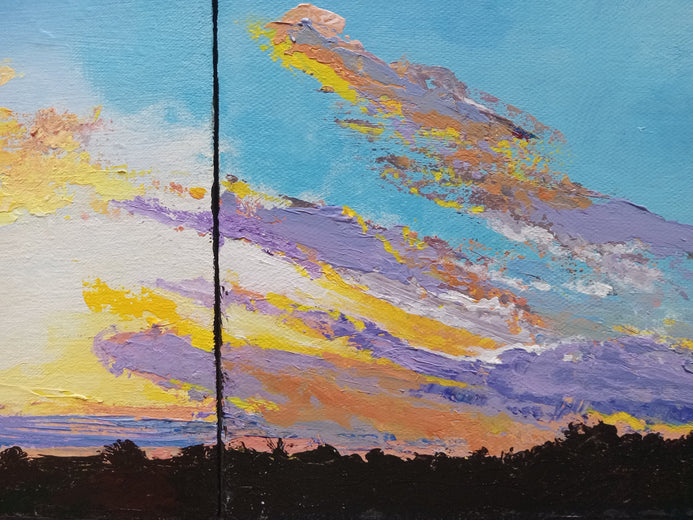 Long Sky by Benjamin Thomas |   Closeup View of Artwork 