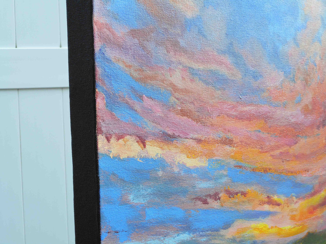 Marmalade Sky by Benjamin Thomas |  Side View of Artwork 