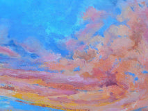 Original art for sale at UGallery.com | Marmalade Sky by Benjamin Thomas | $1,375 | acrylic painting | 20' h x 30' w | thumbnail 4