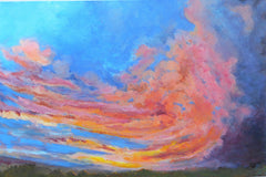 Original art for sale at UGallery.com | Marmalade Sky by Benjamin Thomas | $1,375 | acrylic painting | 20' h x 30' w | thumbnail 1