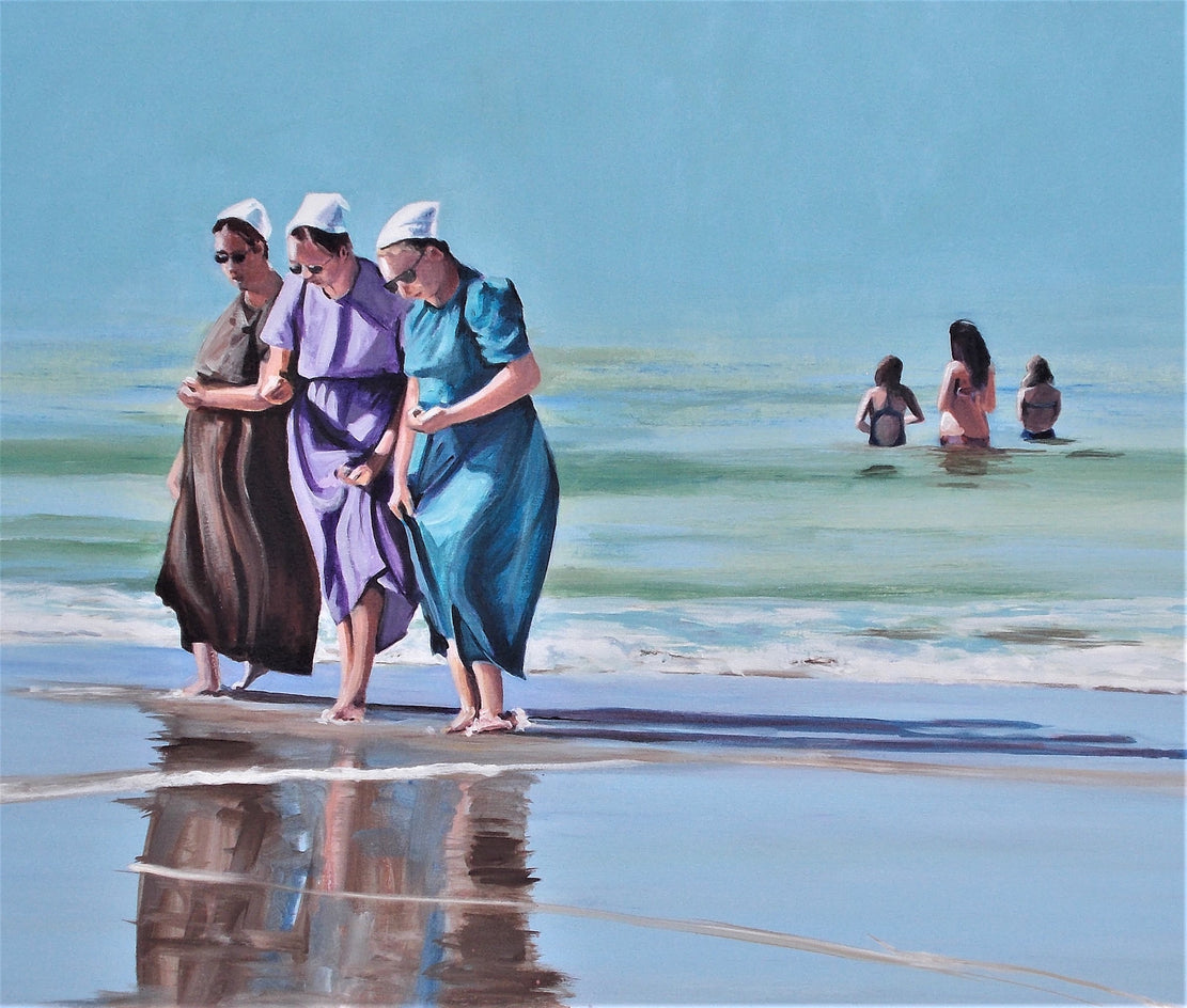 Sea Sisters by Benjamin Thomas |  Closeup View of Artwork 