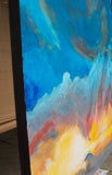 Original art for sale at UGallery.com | Sky on Fire by Benjamin Thomas | $1,400 | acrylic painting | 35' h x 25' w | thumbnail 2