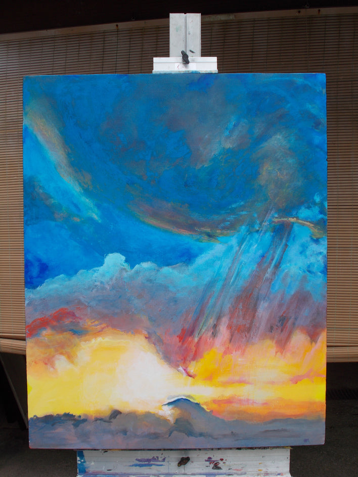 Sky on Fire by Benjamin Thomas |  Context View of Artwork 