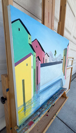Leeward by Benjamin Xu |  Side View of Artwork 