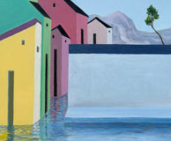 Original art for sale at UGallery.com | Leeward by Benjamin Xu | $1,275 | oil painting | 22' h x 30' w | thumbnail 4