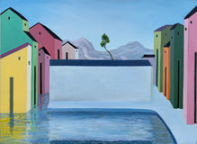 Original art for sale at UGallery.com | Leeward by Benjamin Xu | $1,275 | oil painting | 22' h x 30' w | thumbnail 1