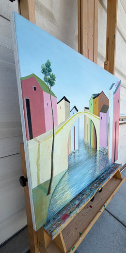 Promenade by Benjamin Xu |  Side View of Artwork 