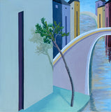 Original art for sale at UGallery.com | Side by Side by Benjamin Xu | $675 | oil painting | 12' h x 12' w | thumbnail 1