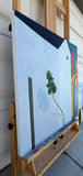 Original art for sale at UGallery.com | Swaying by Benjamin Xu | $2,700 | oil painting | 30' h x 30' w | thumbnail 2