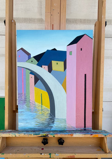 Water Town by Benjamin Xu |  Context View of Artwork 