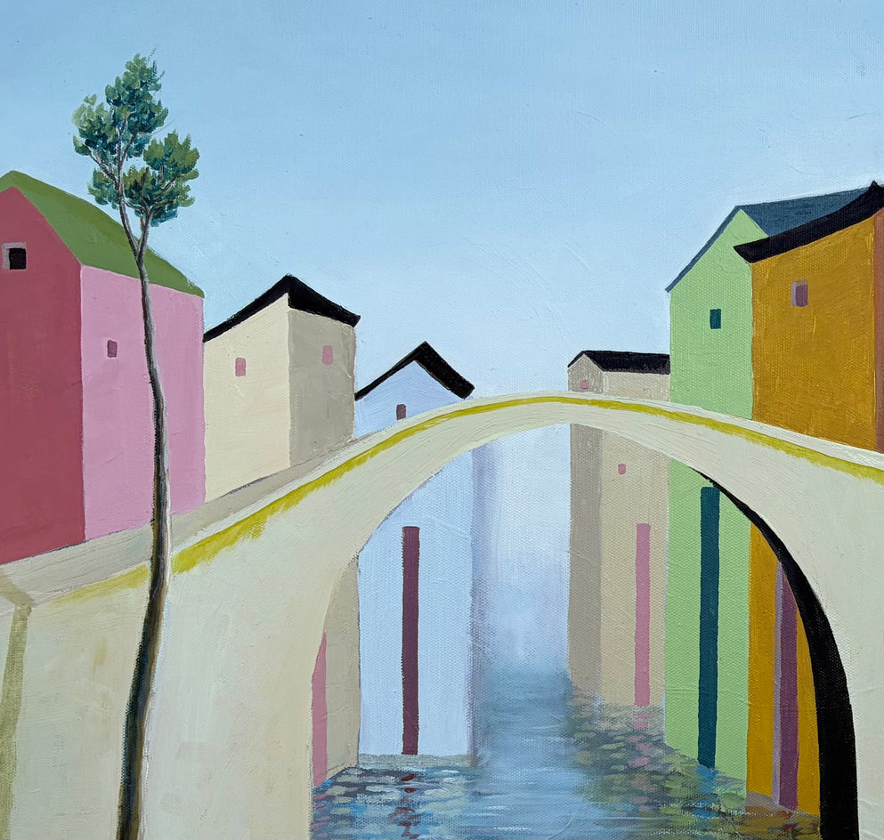 Promenade by Benjamin Xu |  Closeup View of Artwork 