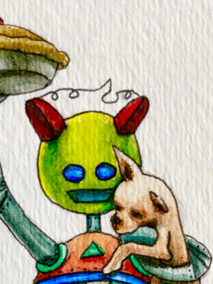 Berry by Diane Flick |  Closeup View of Artwork 