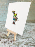 Original art for sale at UGallery.com | Berry by Diane Flick | $175 | mixed media artwork | 5.87' h x 5' w | thumbnail 3