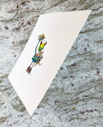 Berry by Diane Flick |  Side View of Artwork 