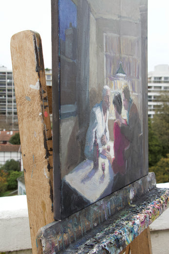 Bel Ami by Bertrand Girard |  Side View of Artwork 