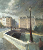 Original art for sale at UGallery.com | La Tour d'Argent by Bertrand Girard | $3,400 | acrylic painting | 18' h x 24' w | thumbnail 4