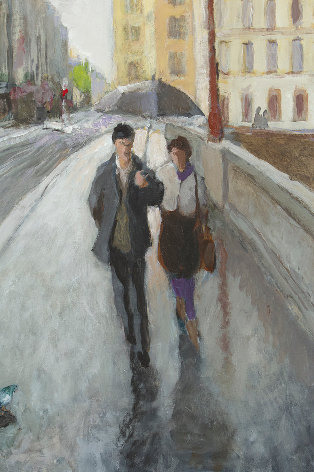 Pont de la Tournelle by Bertrand Girard |  Closeup View of Artwork 