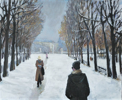 Rencontre au Luxembourg by Bertrand Girard | Artwork Main Image