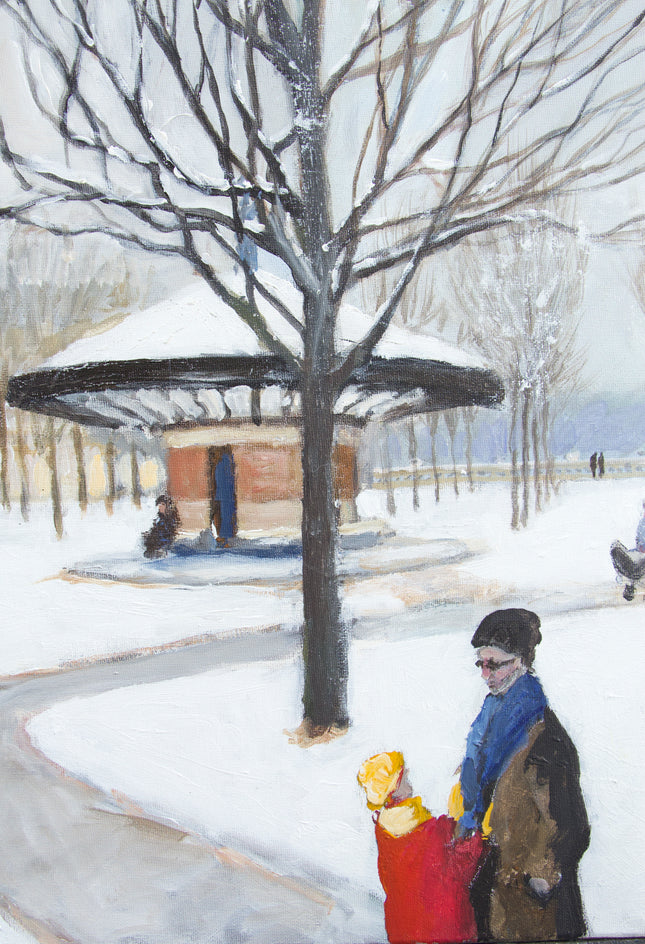 The Cabin of the Supervisors by Bertrand Girard |  Closeup View of Artwork 