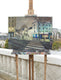 Original art for sale at UGallery.com | Un Soir d'Automne à Paris by Bertrand Girard | $2,250 | acrylic painting | 21' h x 28' w | thumbnail 3