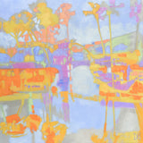Original art for sale at UGallery.com | Boardwalk Bridge by Natalie George | $1,650 | mixed media artwork | 24' h x 24' w | thumbnail 1