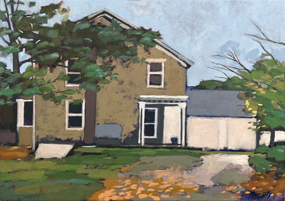 oil painting by Brian McCarty titled Arriving Home